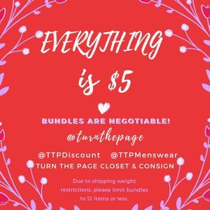💥Everything is just $5!!